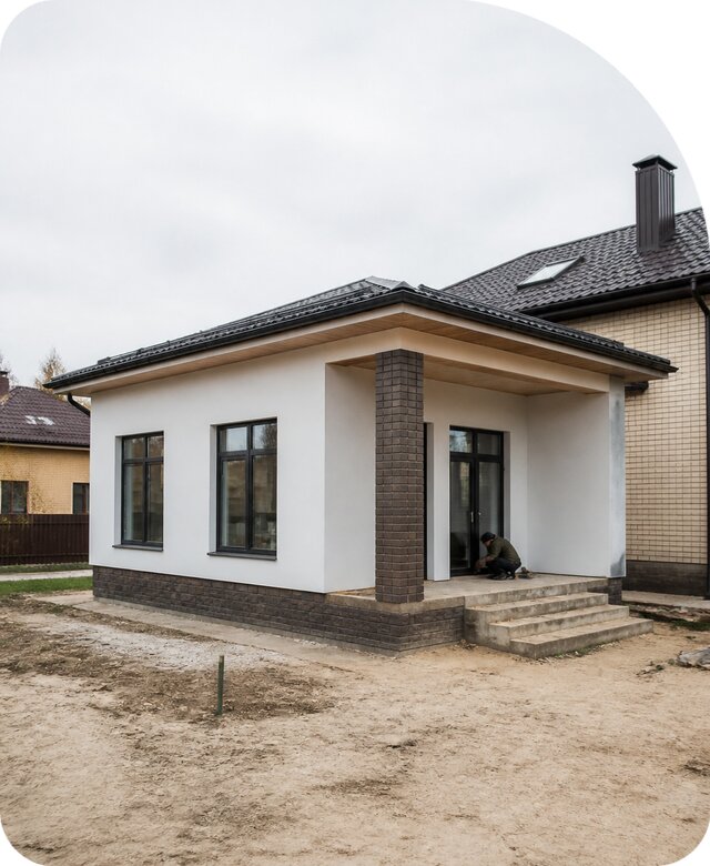 Строительство одноэтажной пристройки в Кропоткине от 488655 р. | РадиДОМА-Крп